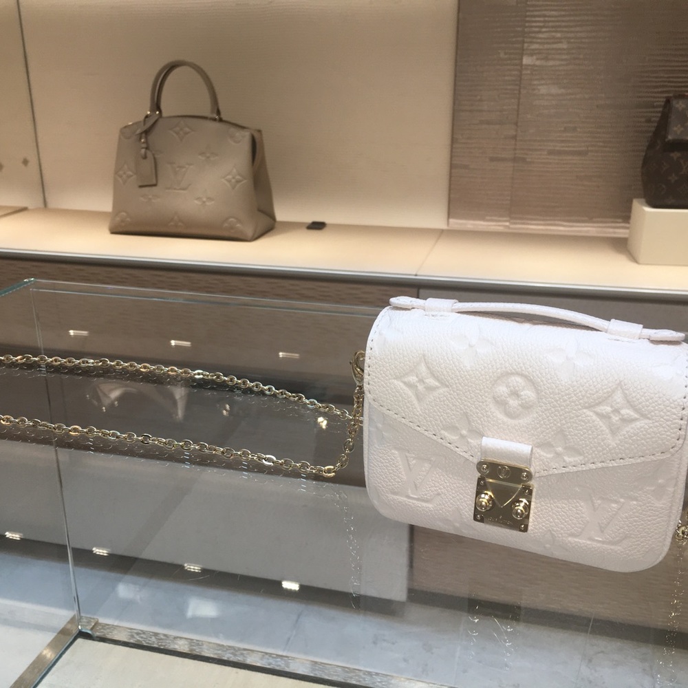 LOUIS VUITTON EMPREINTE POCHETTE MICRO METIS BEIGE CLAIR SUPER BAG Limited NEW - Picture 6 of 8